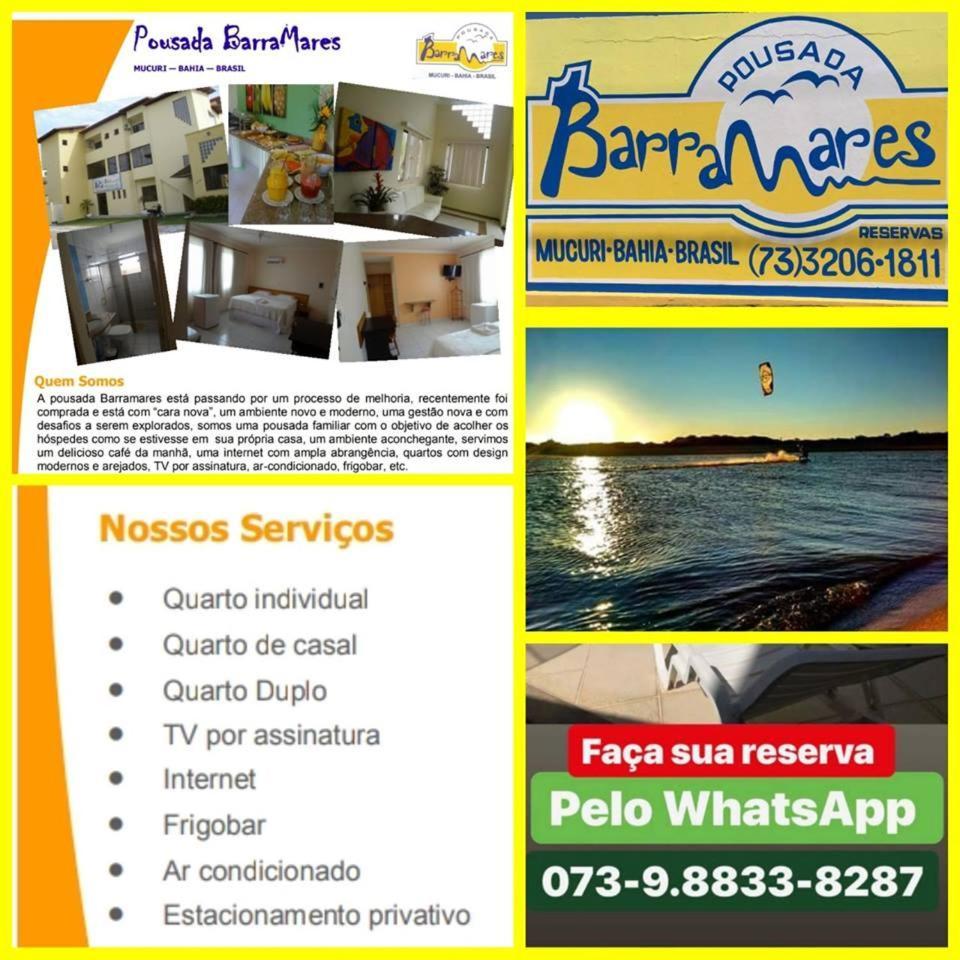 Pousada Barra Mares Mucuri Dış mekan fotoğraf